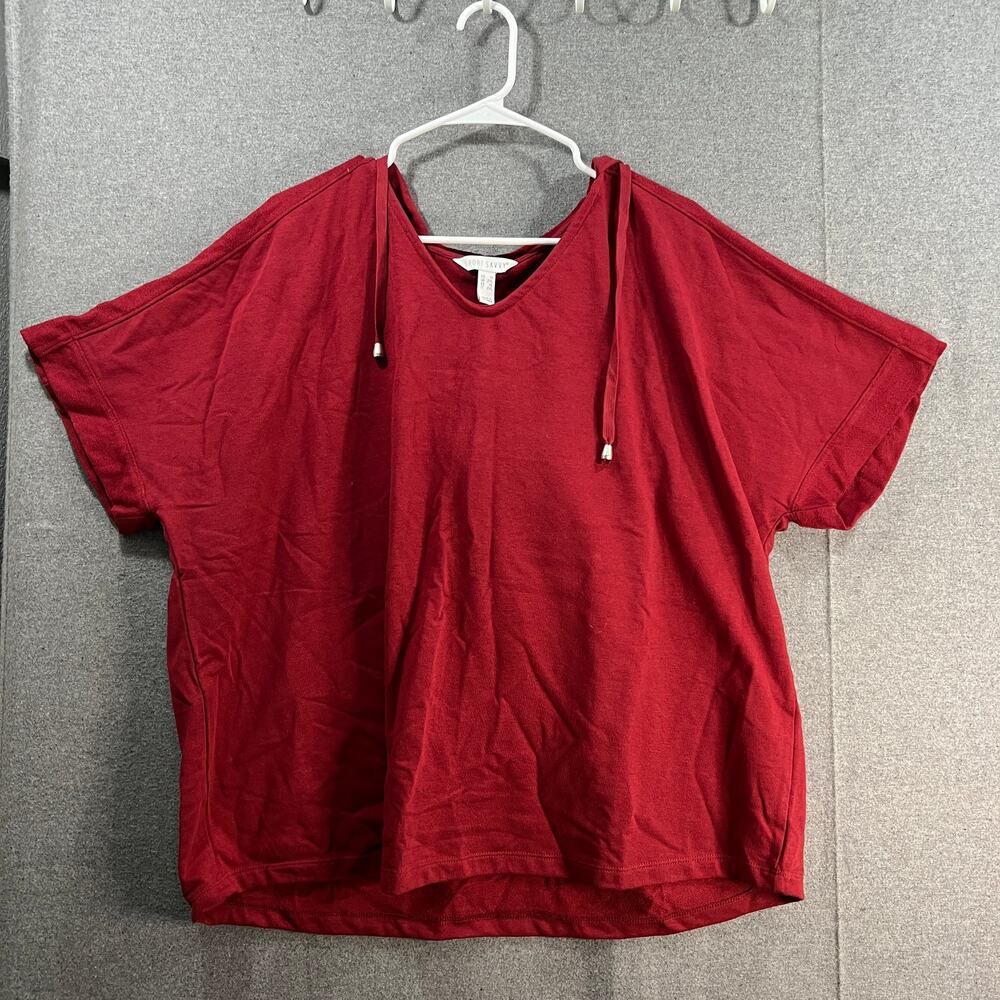 Sport Savvy Women Size 1X Top Shirt Ladies Red Color
